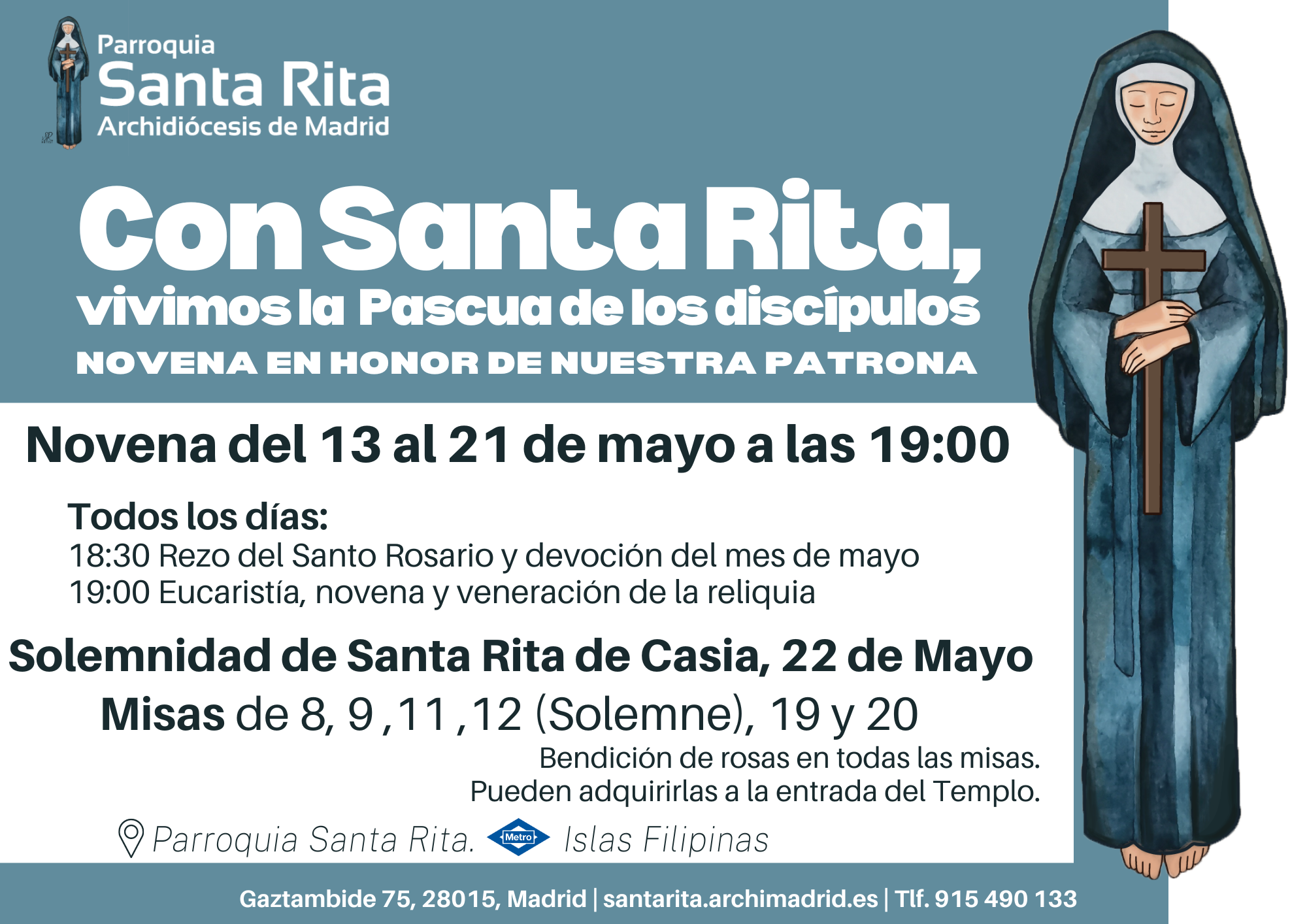 Novena Santa Rita 2024